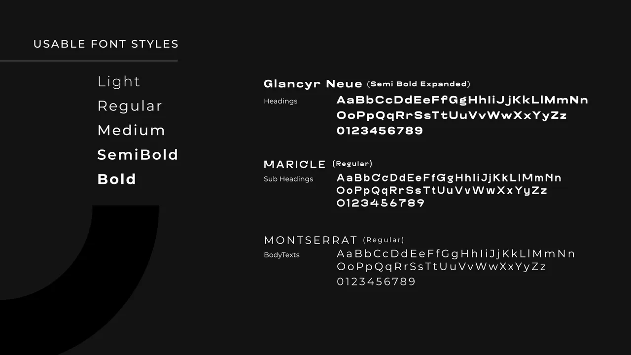 Arcadia Fitness typography film