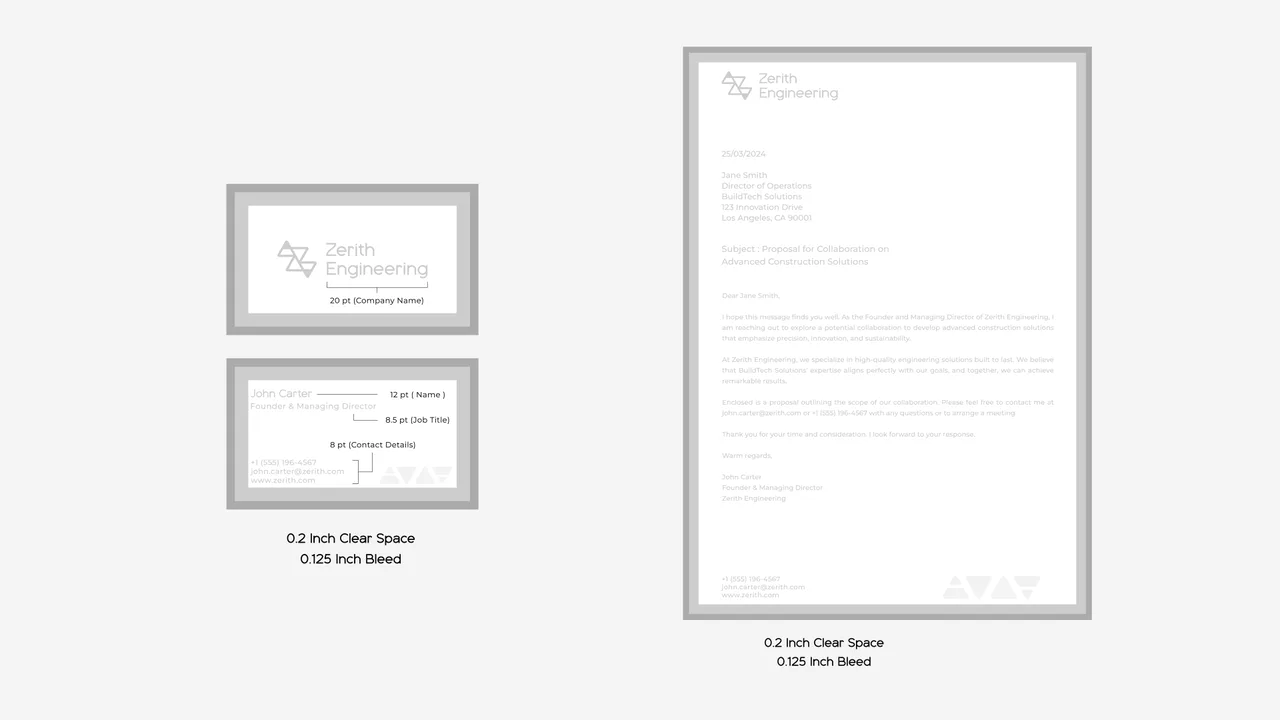 Zerith Engineering stationery film
