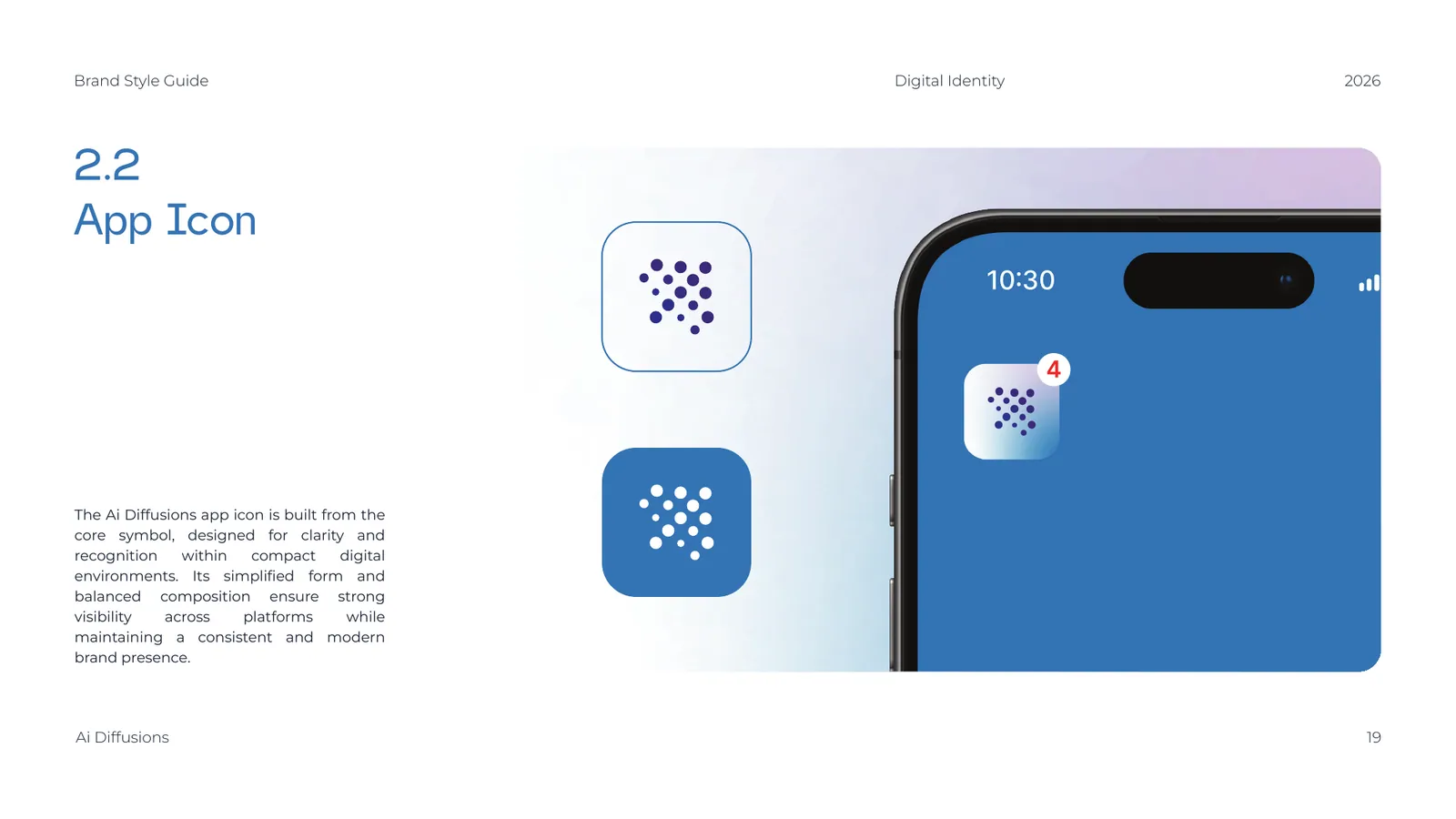 Ai Diffusions brand style guide, page 19