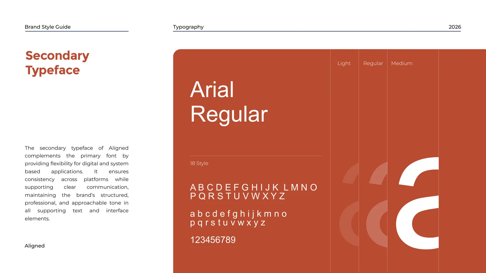 Aligned brand style guide, page 27