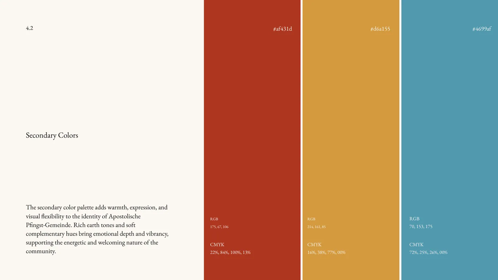 Apostolische Pfingst brand style guide, page 27