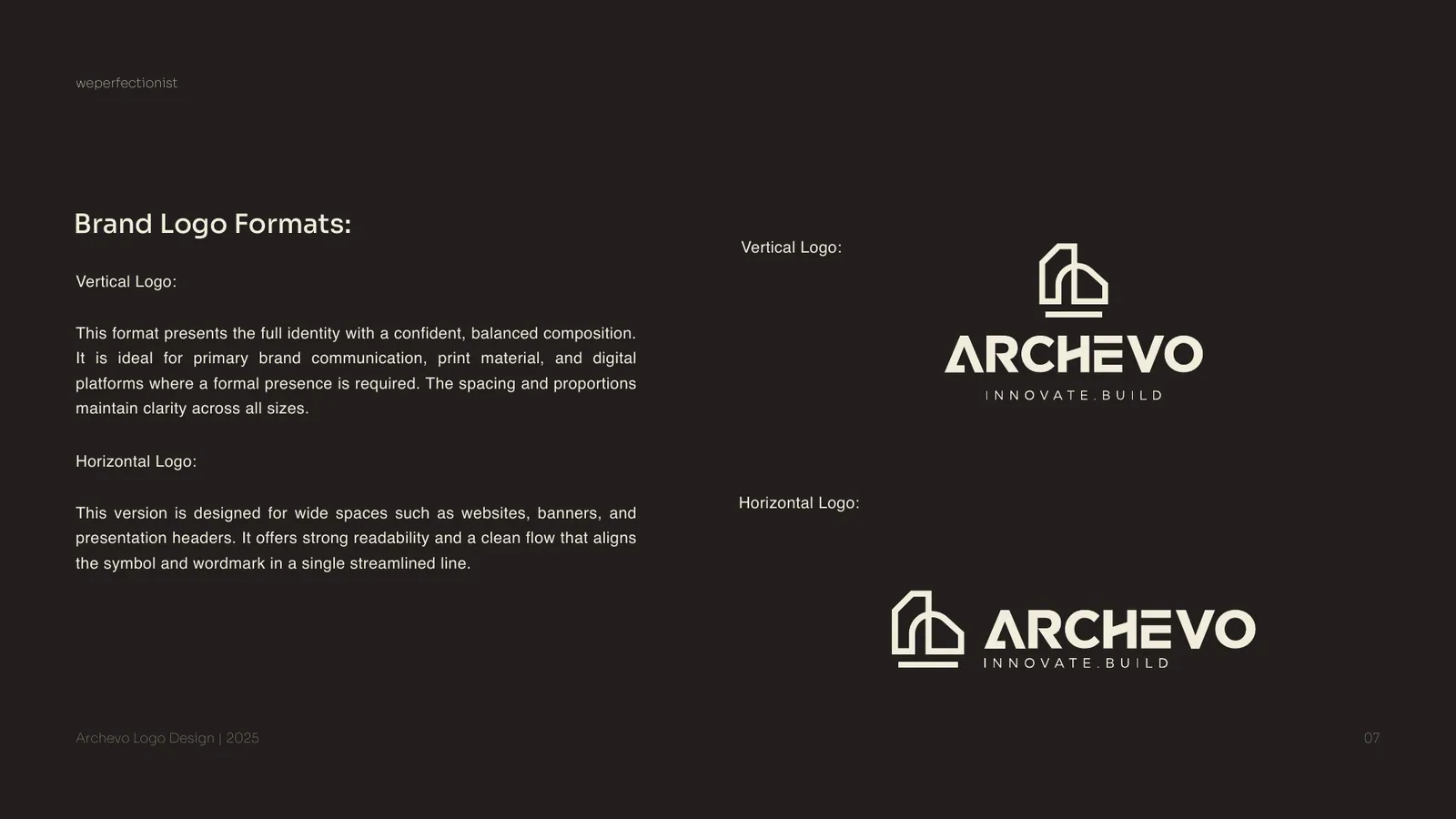 Archevo logo design, page 7