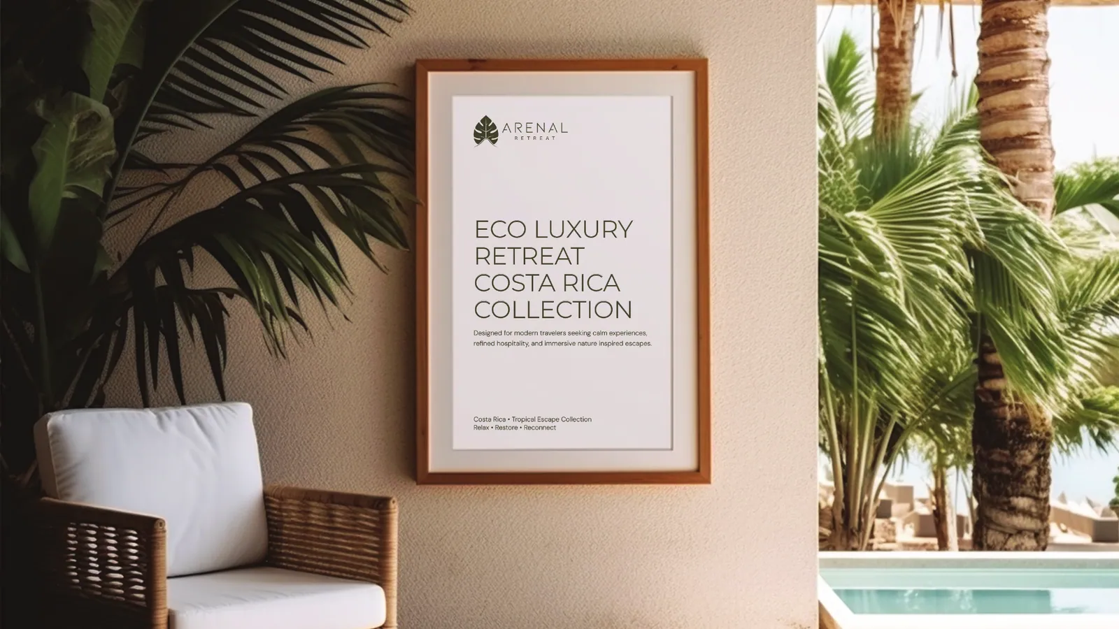 Arenal Retreat brand style guide, page 43