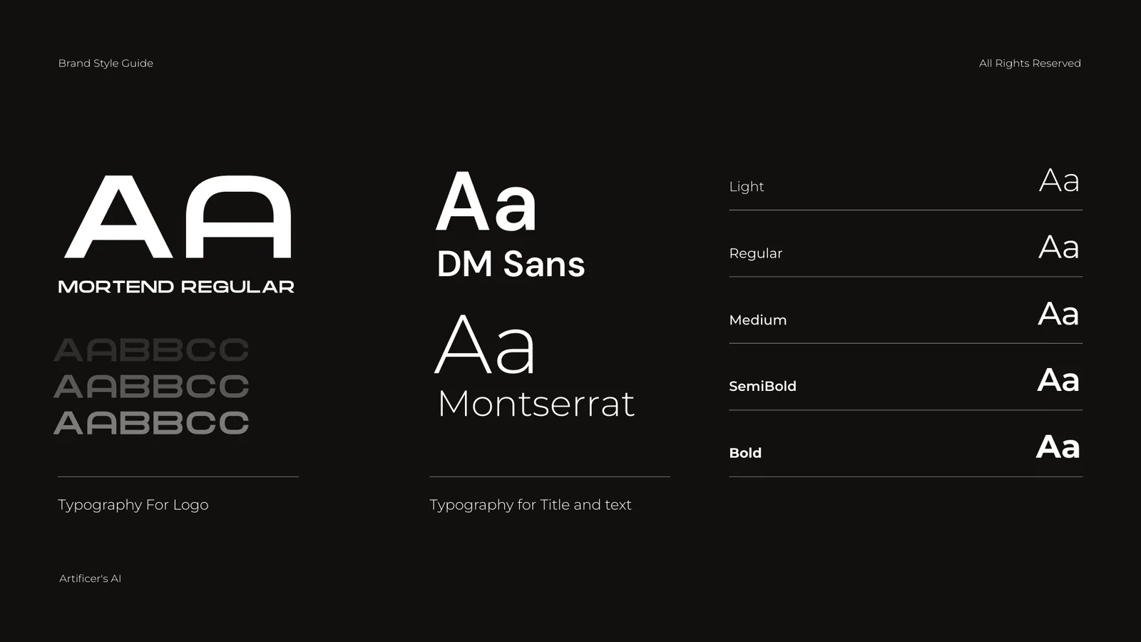 Artificer's AI brand style guide, page 31