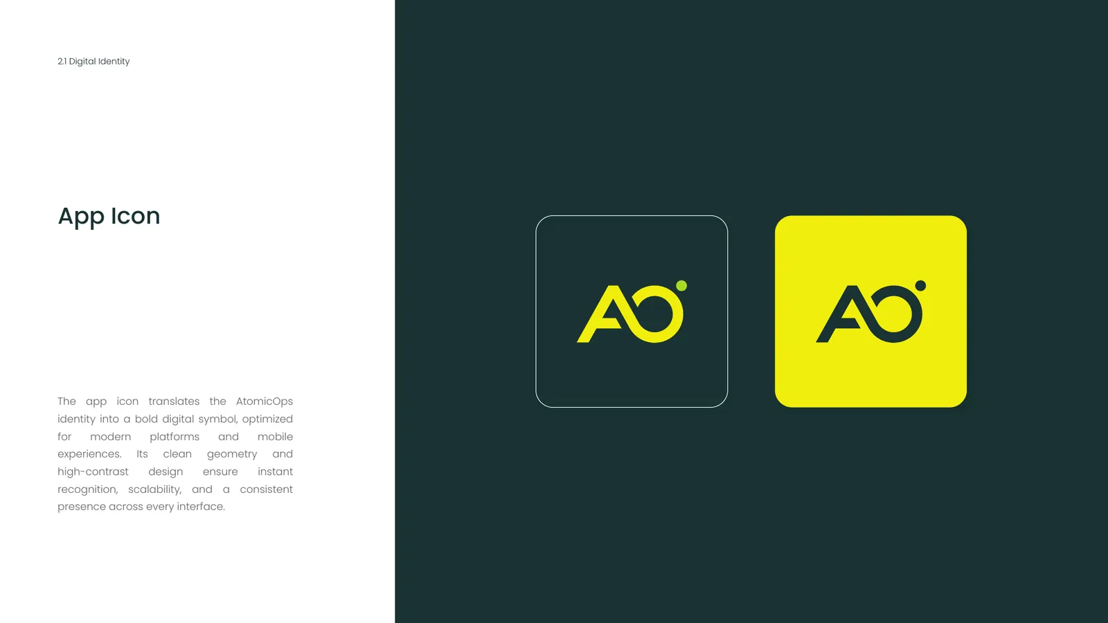 AtomicOps brand style guide, page 20