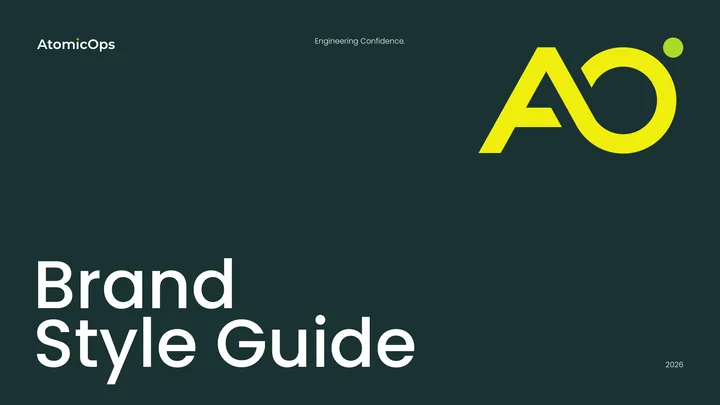 AtomicOps brand style guide cover