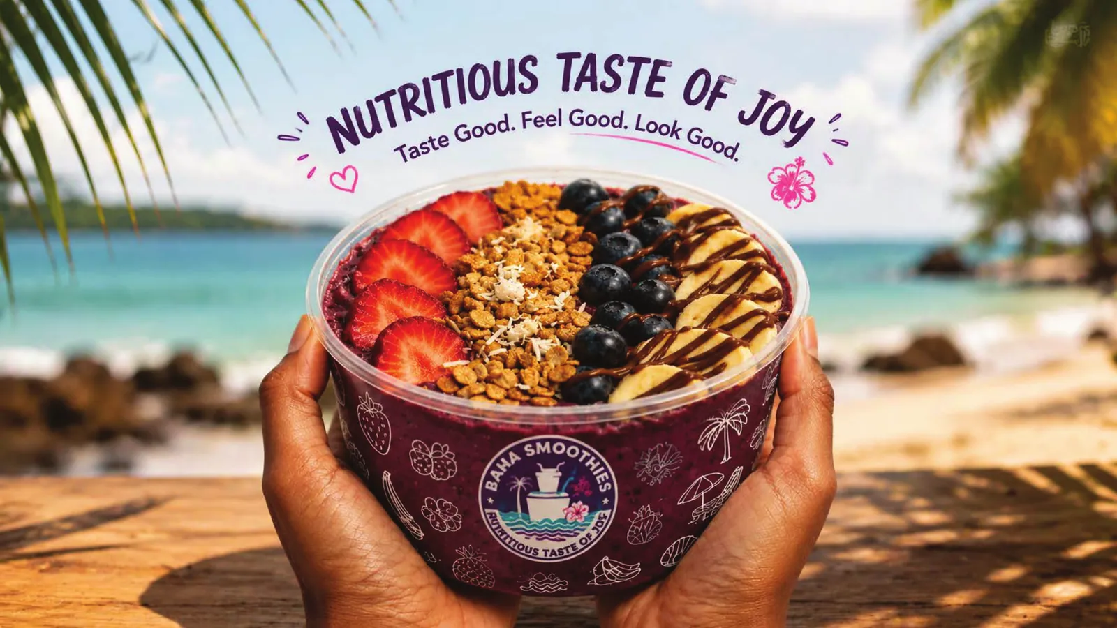 Baha Smoothies brand style guide, page 45