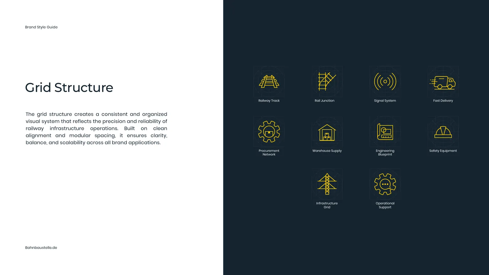 Bahnbaustelle.de brand style guide, page 37