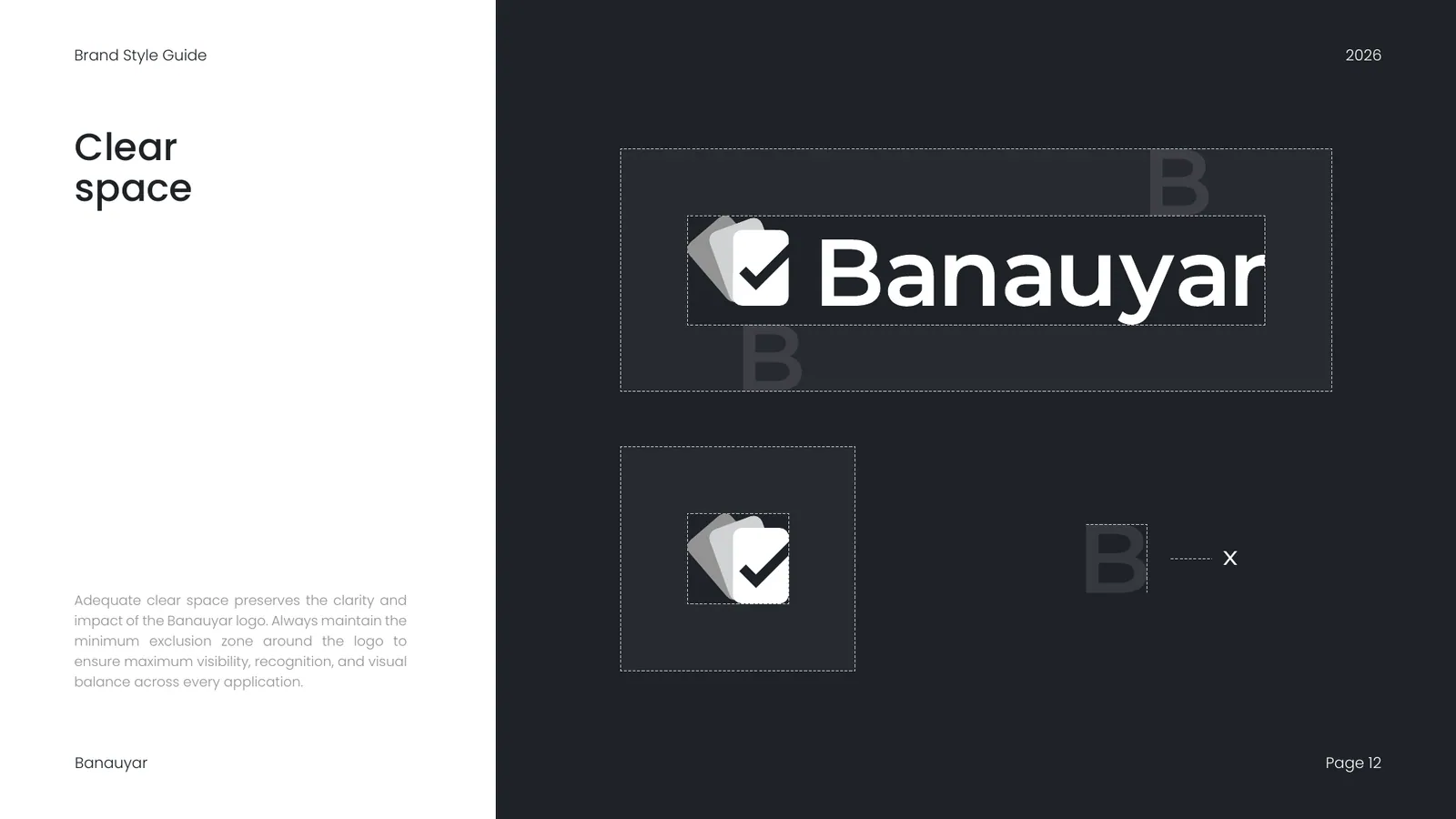 Banauyar brand style guide, page 12