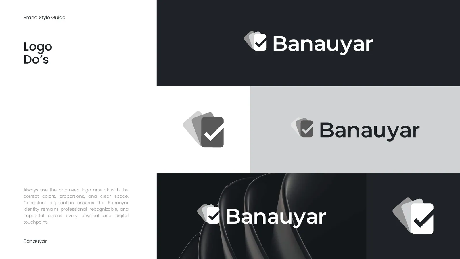 Banauyar brand style guide, page 13