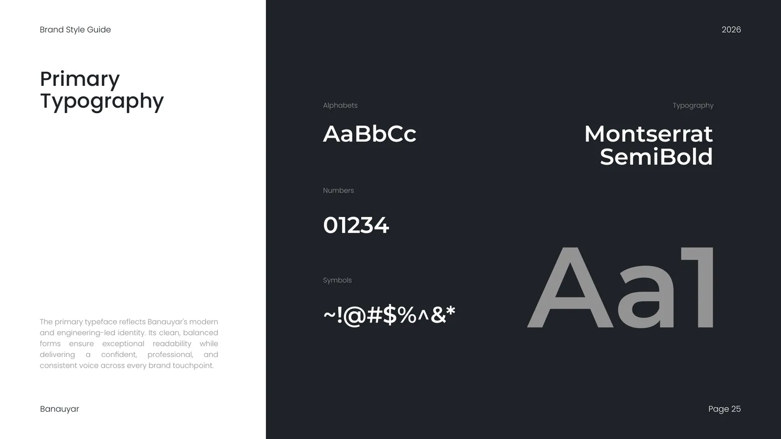Banauyar brand style guide, page 25