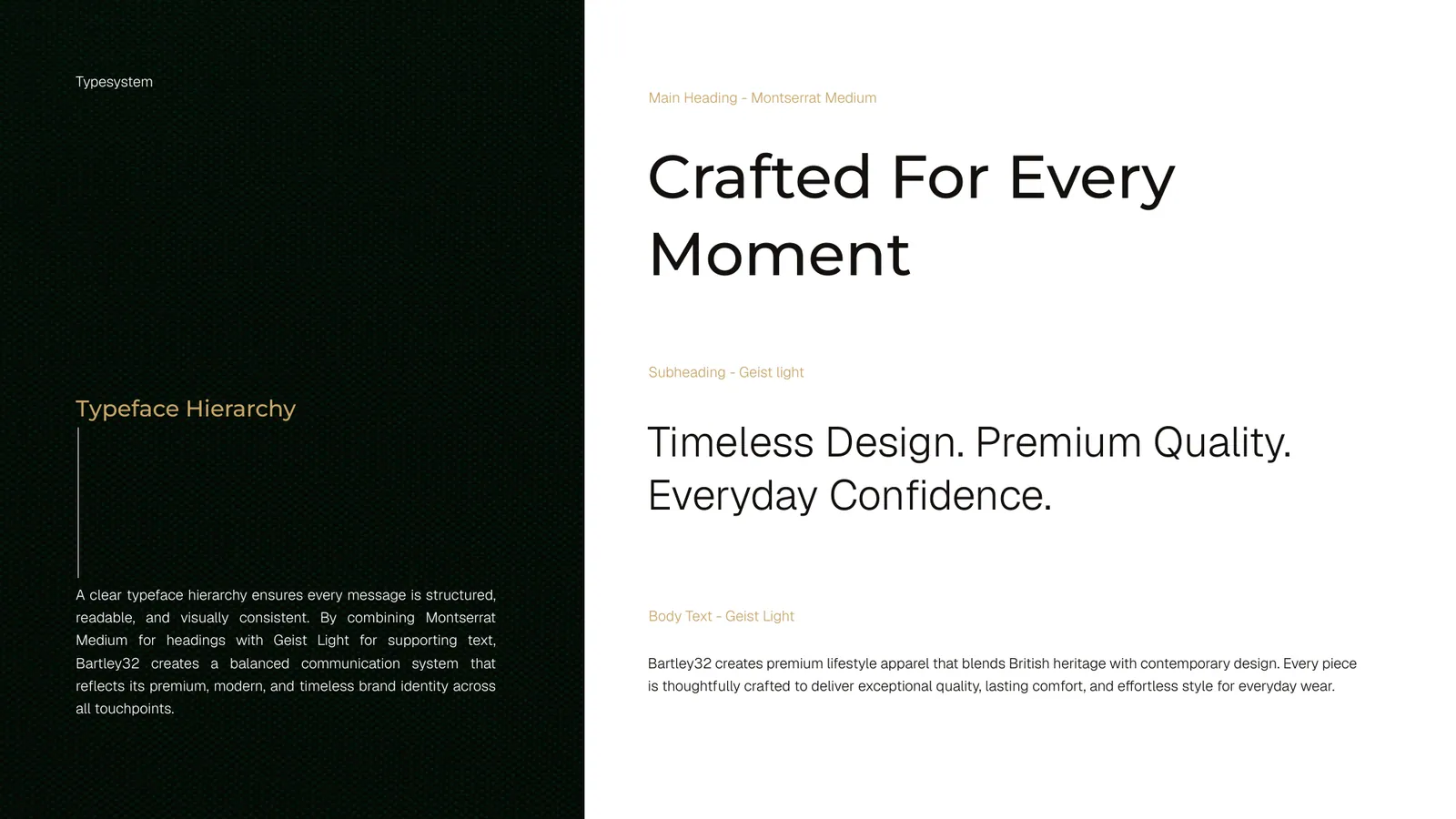 BARTLEY32 brand style guide, page 27