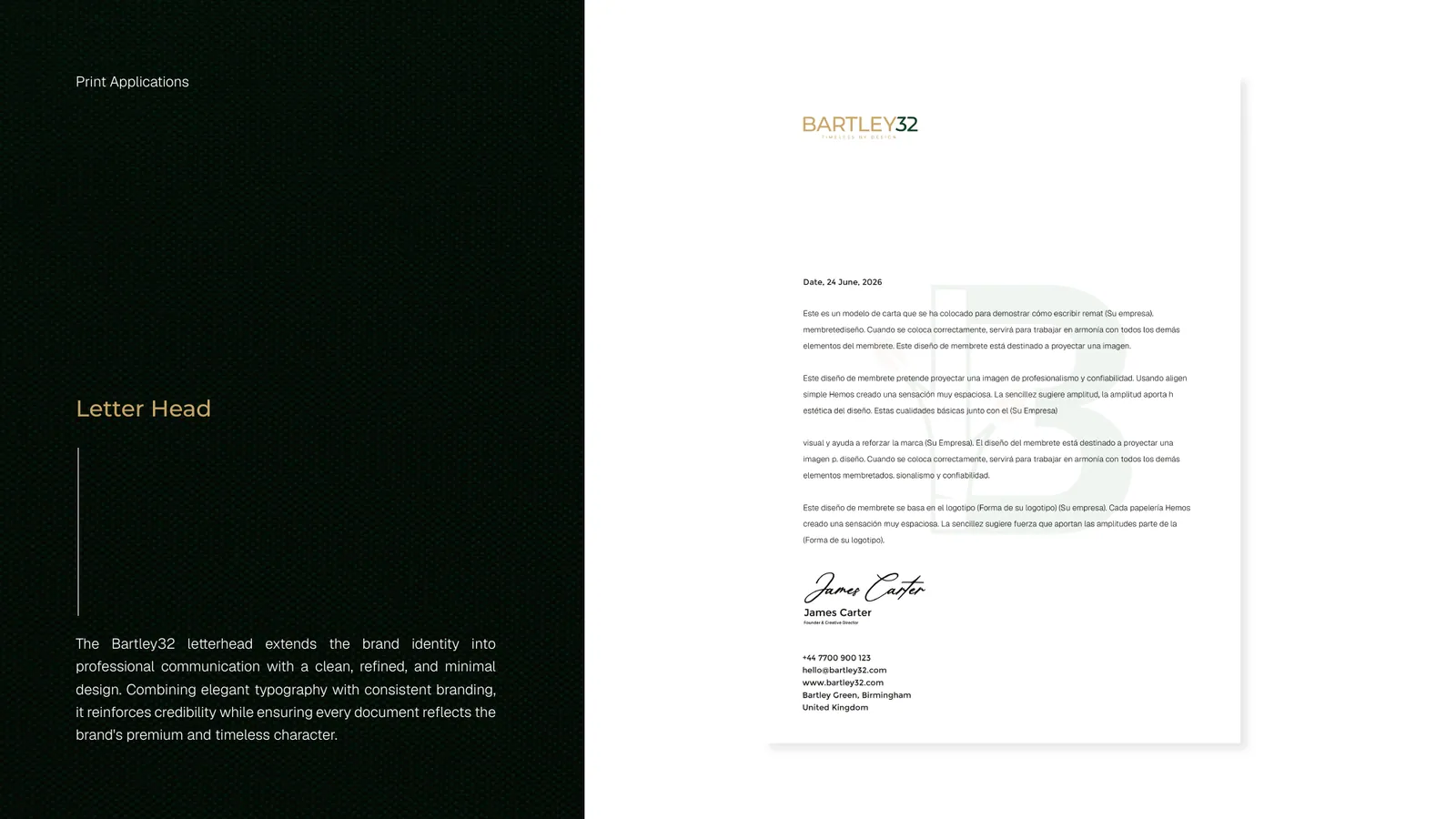 BARTLEY32 brand style guide, page 31