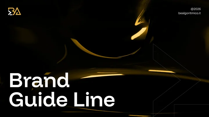 BeAlgoritmico brand style guide cover