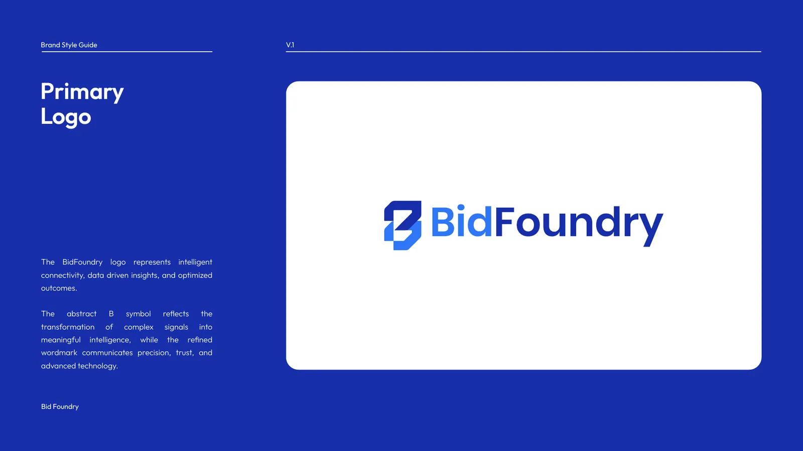 Bid Foundry brand style guide, page 9