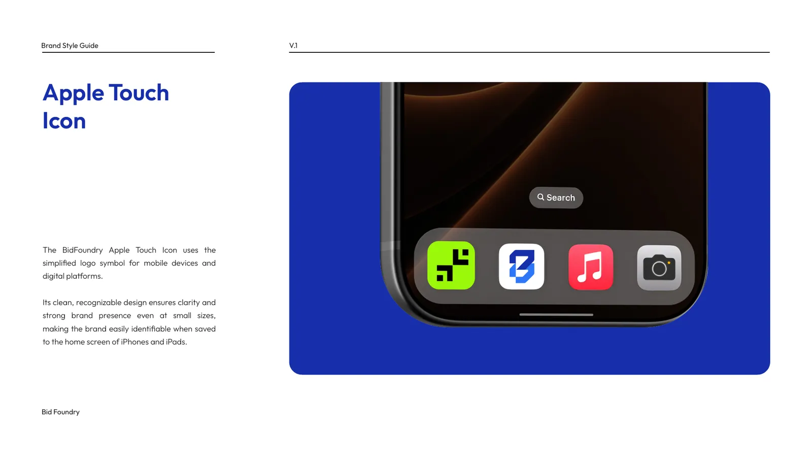Bid Foundry brand style guide, page 21