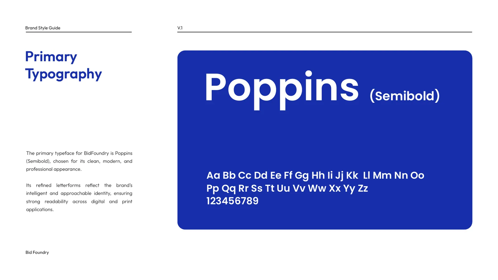 Bid Foundry brand style guide, page 26