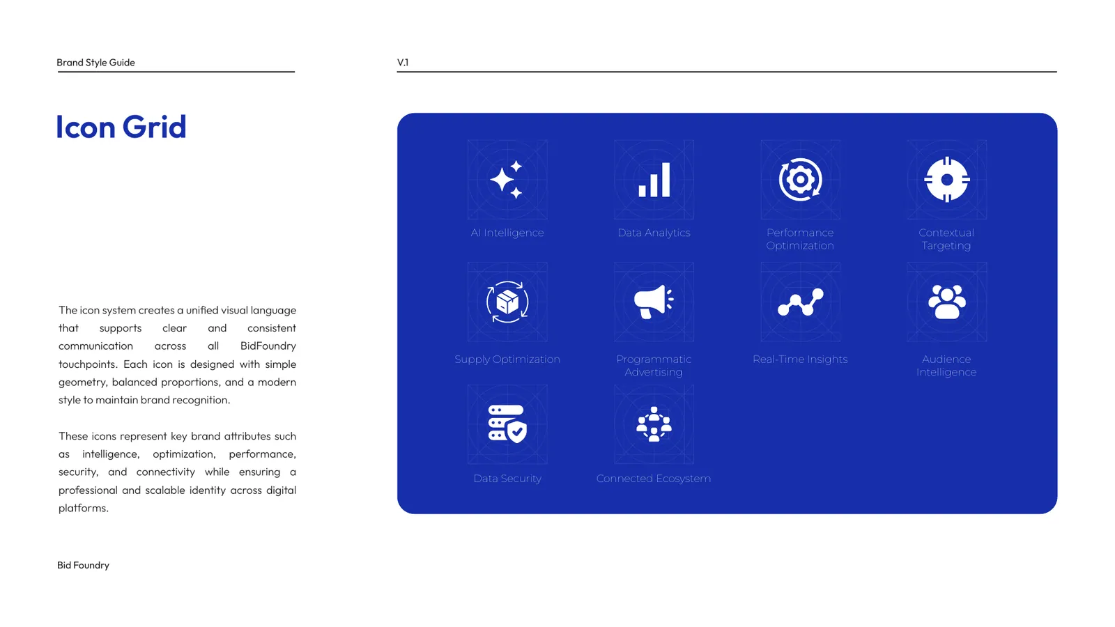 Bid Foundry brand style guide, page 40