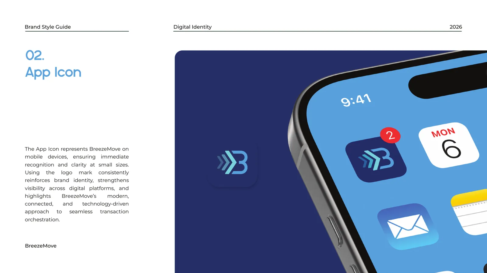 BreezeMove brand style guide, page 19