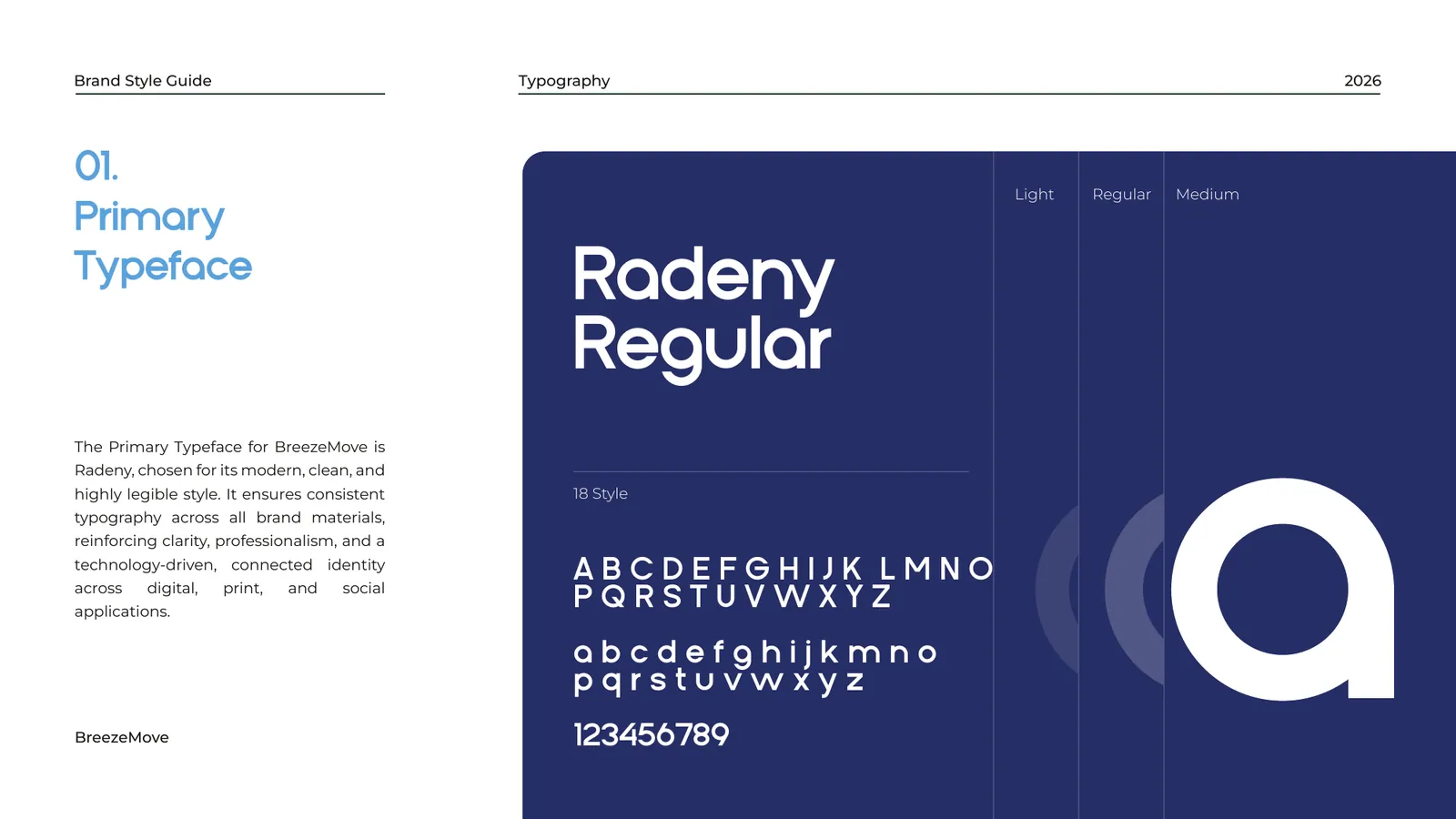 BreezeMove brand style guide, page 26