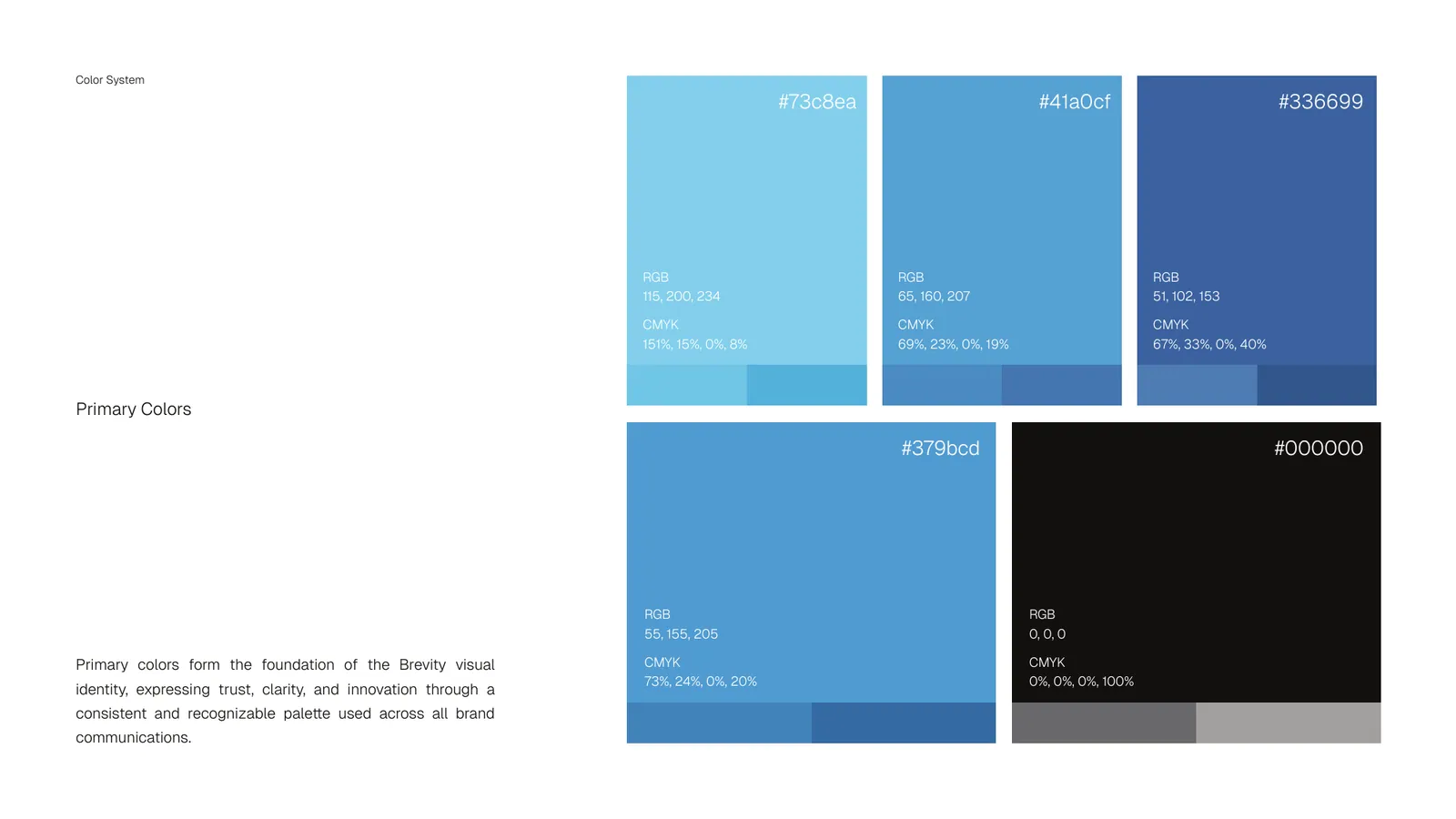 Brevity Care Software brand style guide, page 24