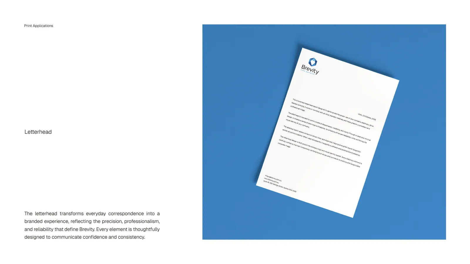 Brevity Care Software brand style guide, page 36
