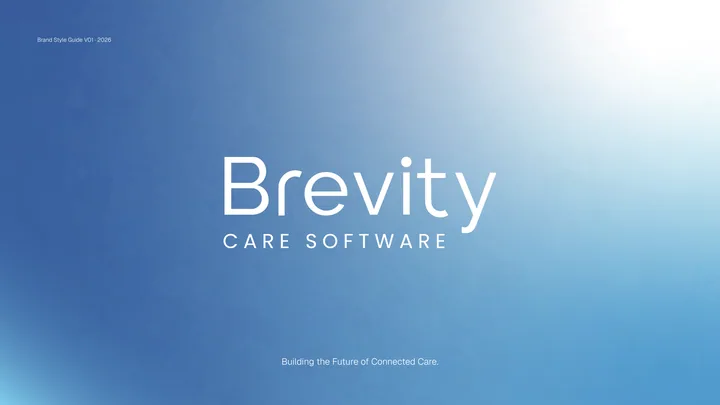 Brevity Care Software brand style guide cover