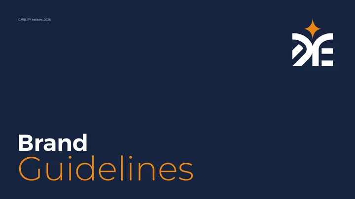 CARE Leadership brand style guide cover