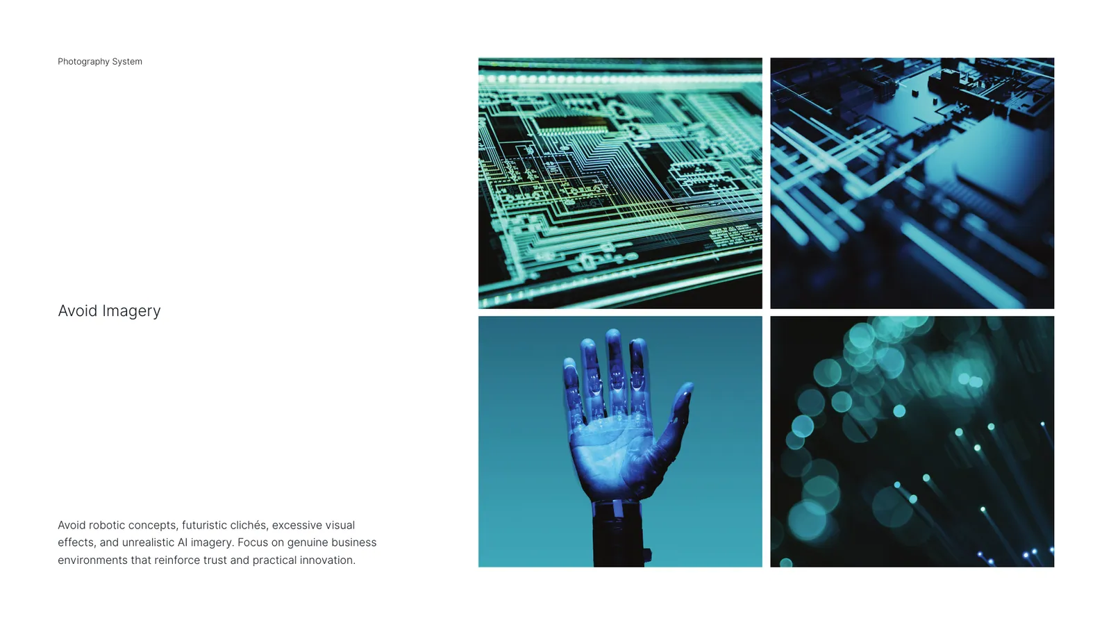 Cascade AI Group brand style guide, page 30