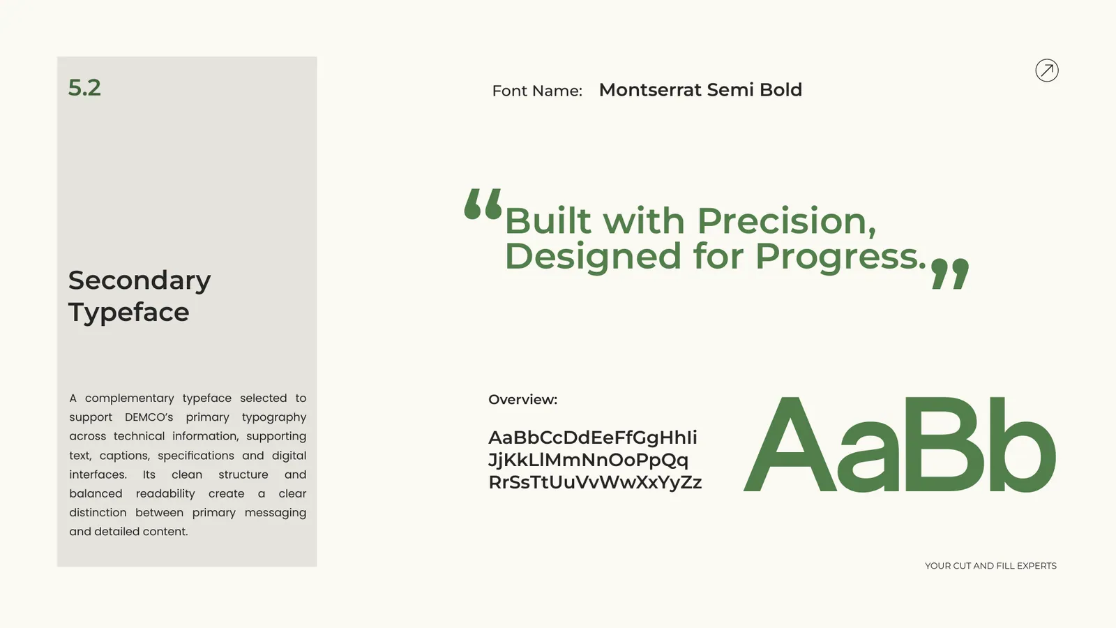 DEMCO brand style guide, page 27
