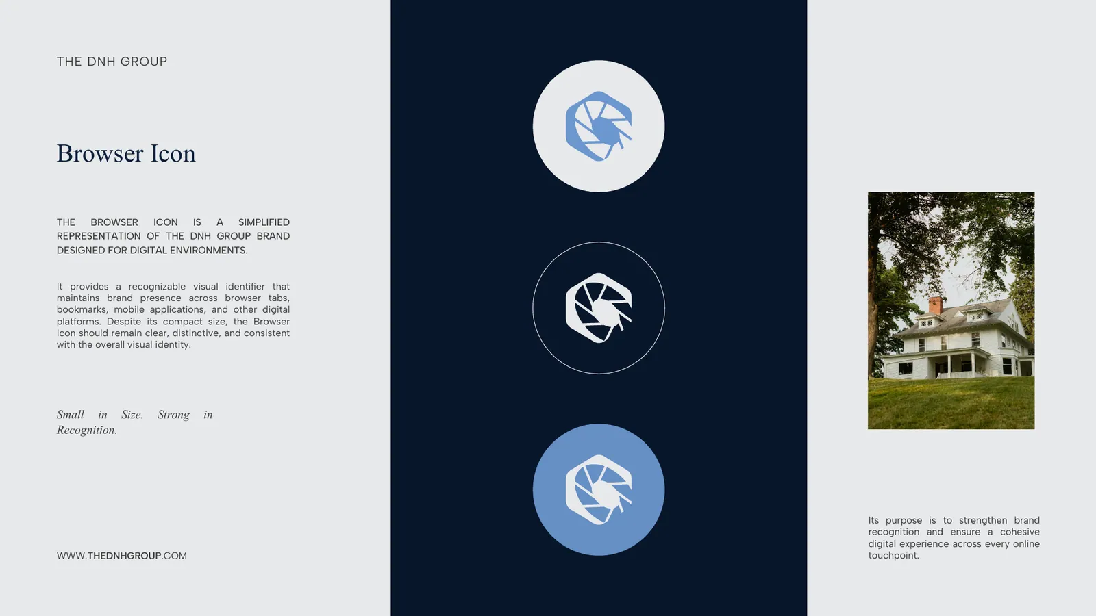 DNH Group brand style guide, page 18