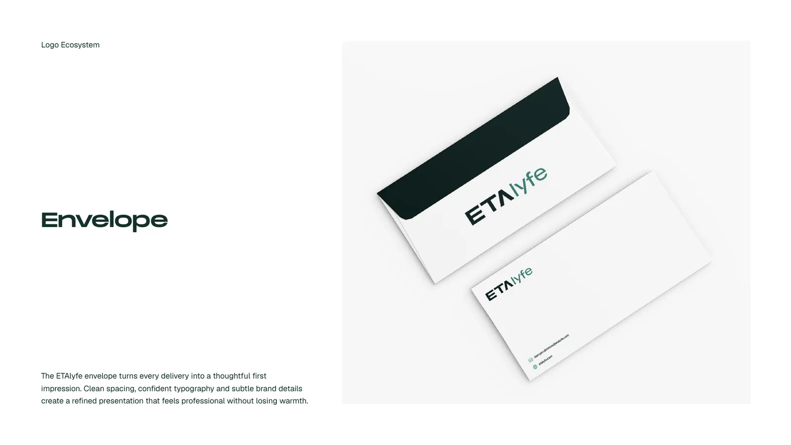 ETAlyfe brand style guide, page 34