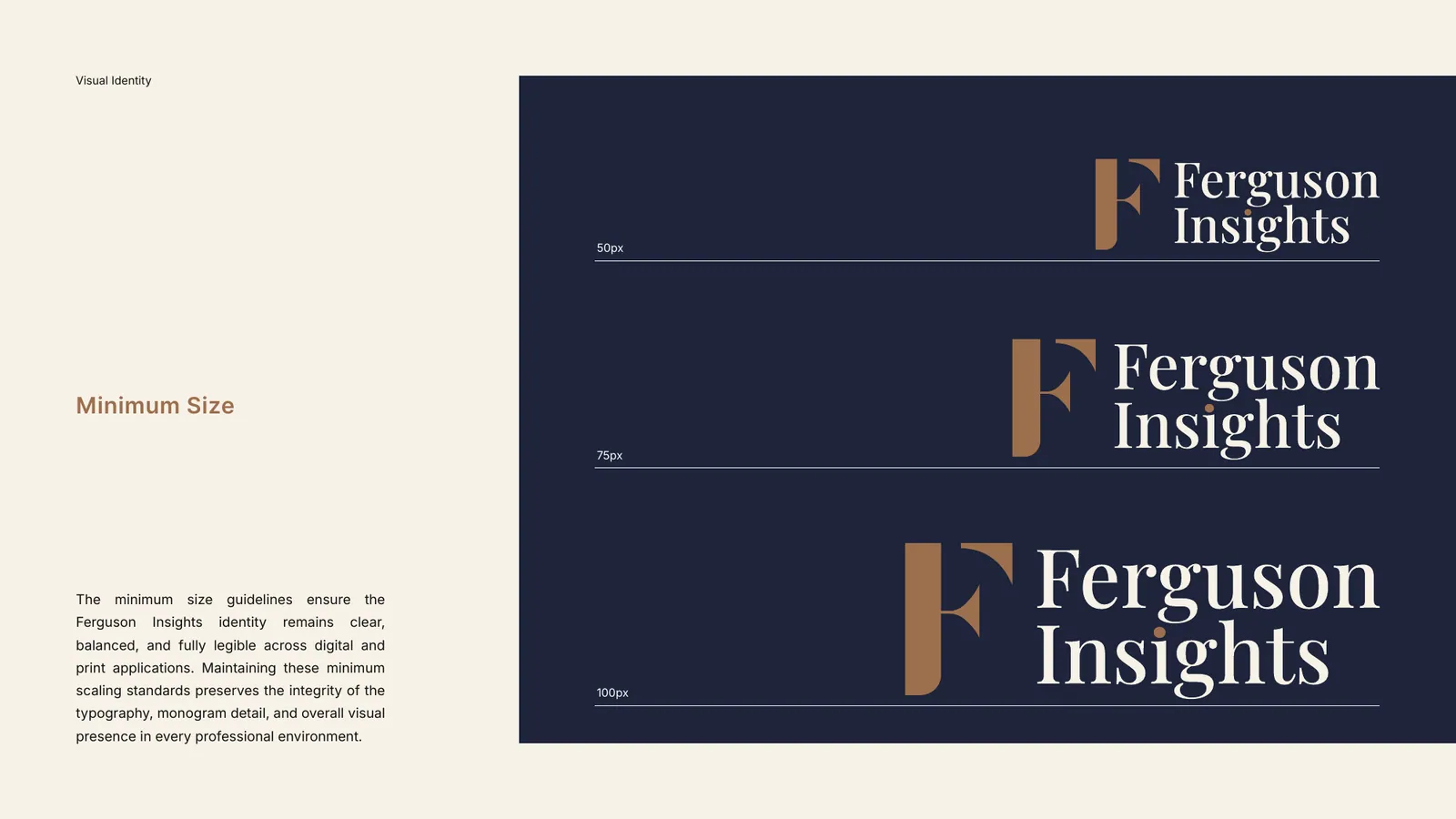 Ferguson Insights brand style guide, page 12