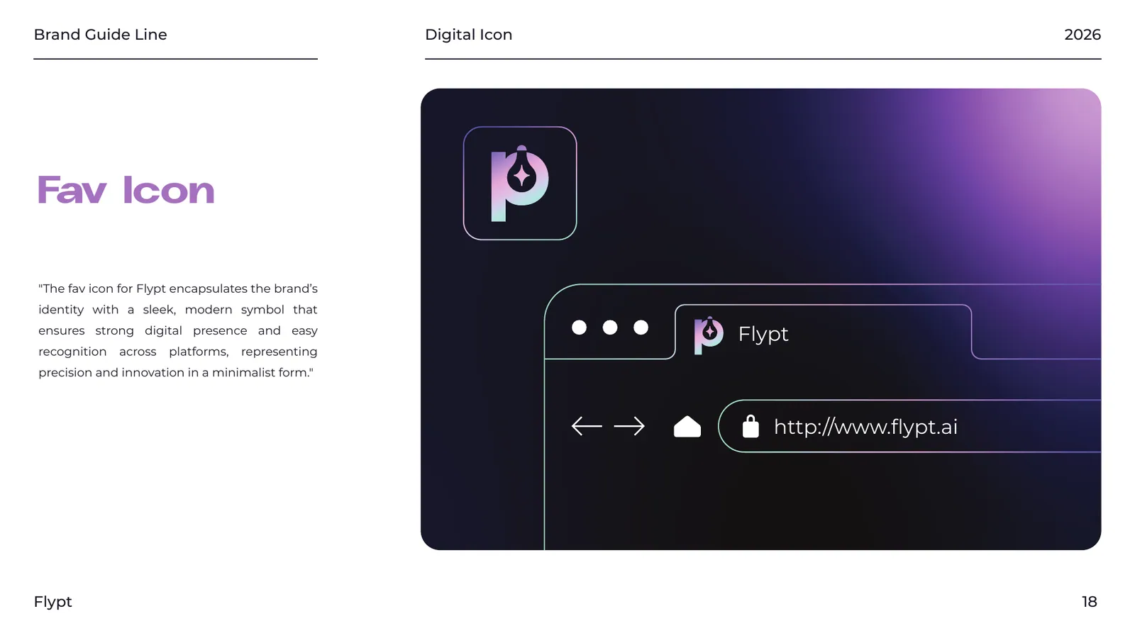 Flypt brand style guide, page 18