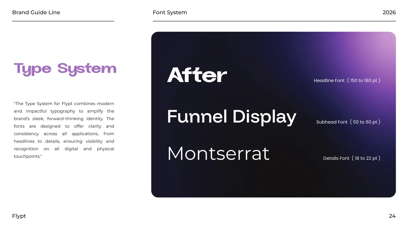 Flypt brand style guide, page 24