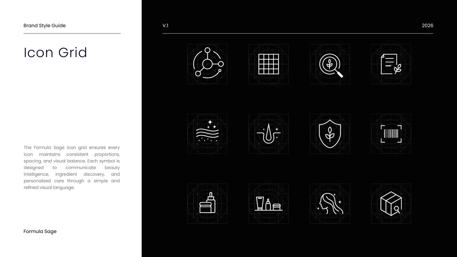 Formula Sage brand style guide, page 23