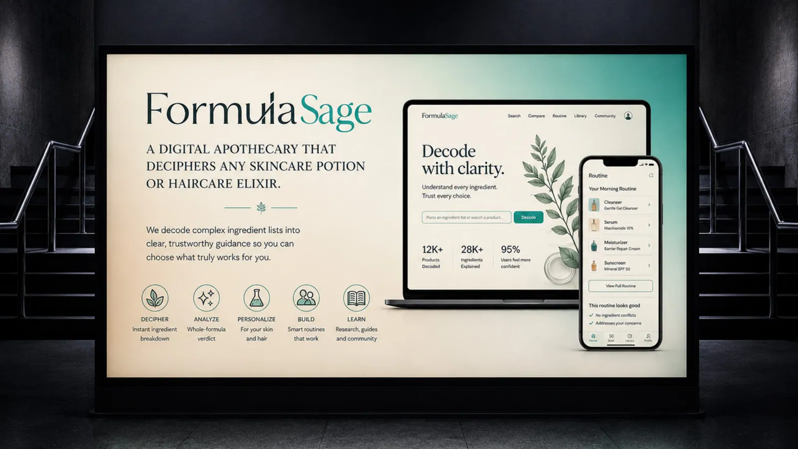 Formula Sage brand style guide, page 31