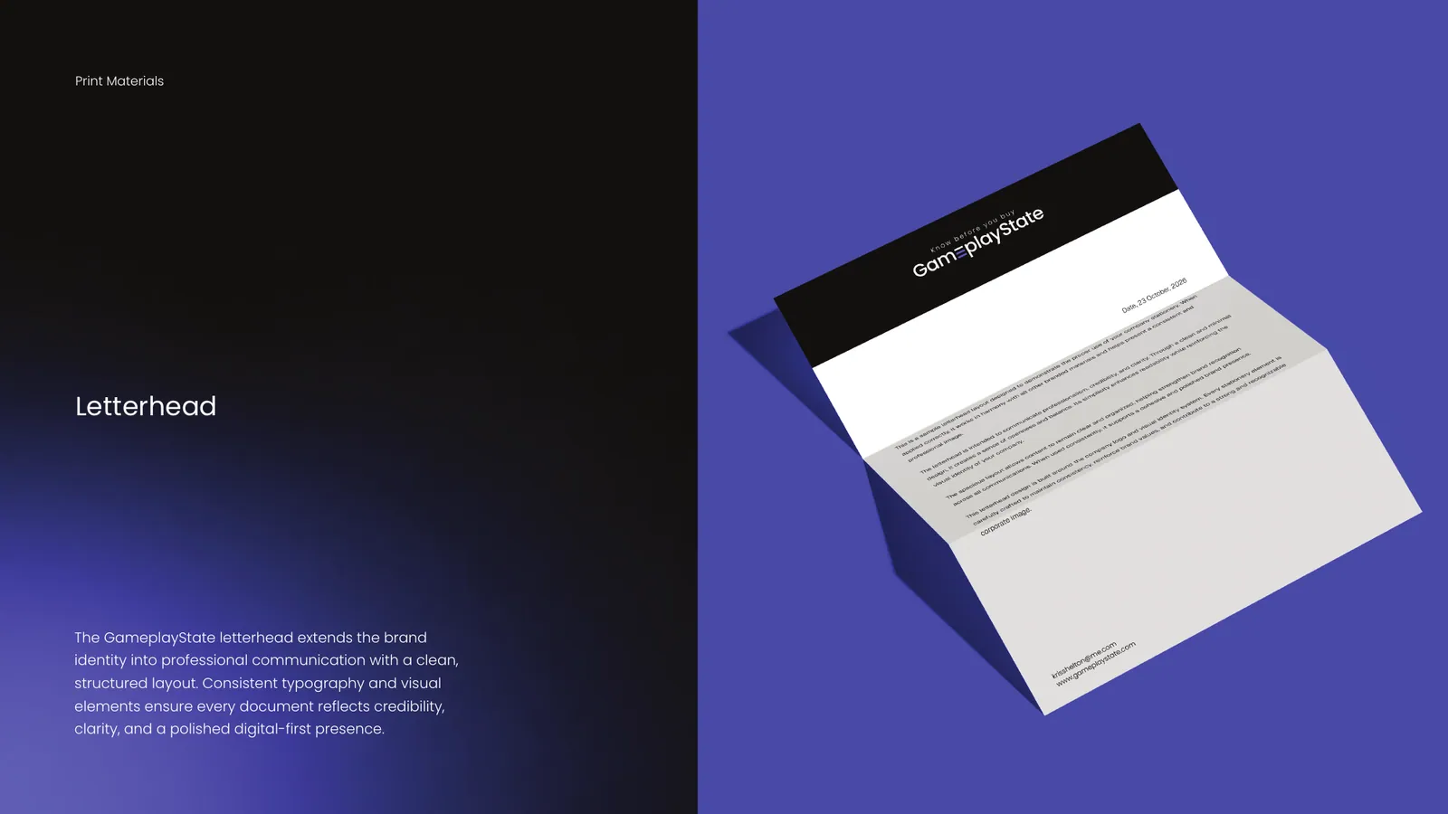 GameplayState brand style guide, page 36