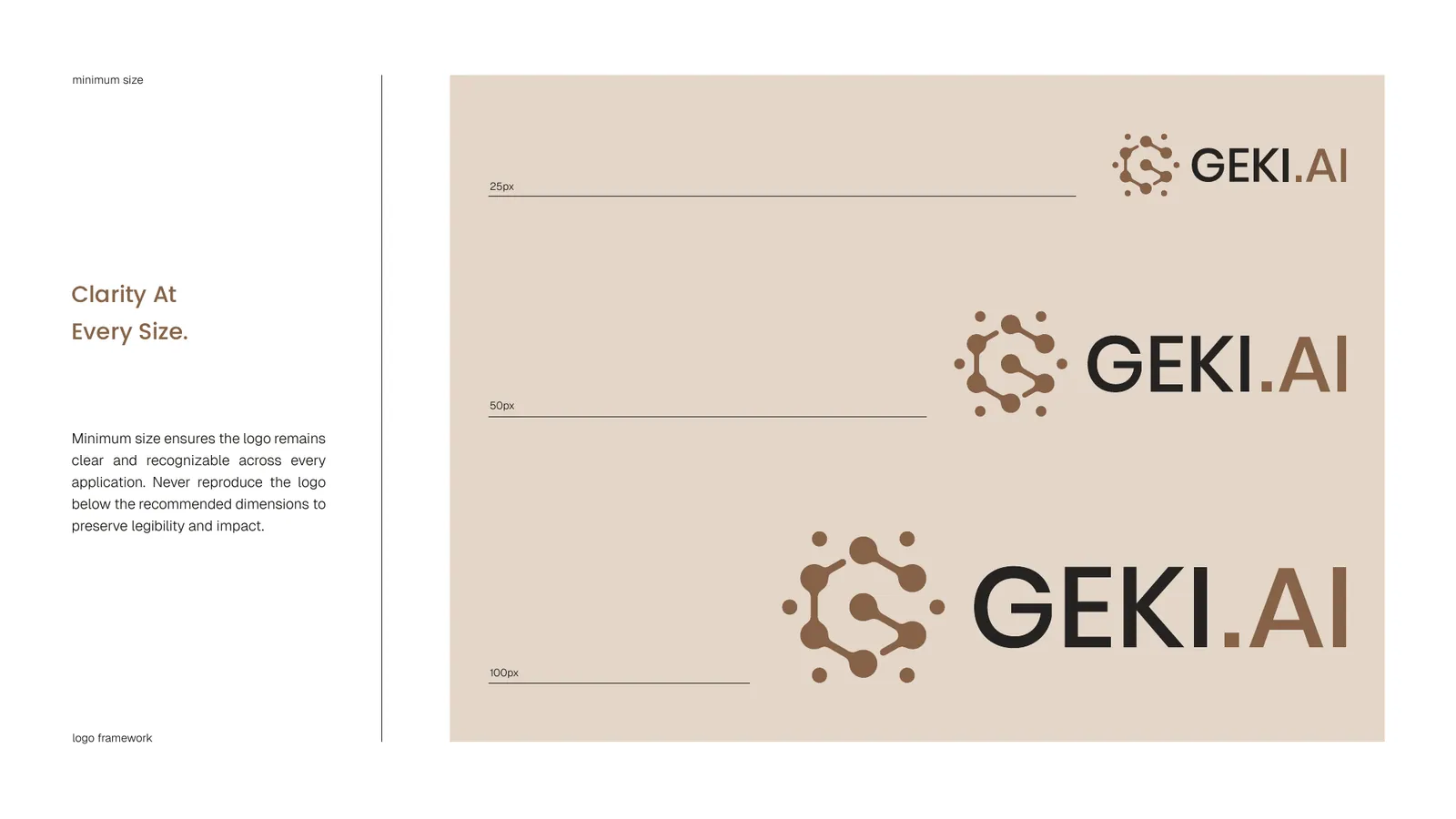 GEKI brand style guide, page 16