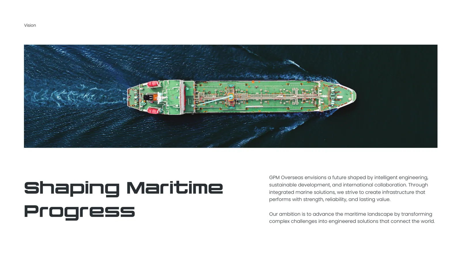 GPM Overseas brand style guide, page 7