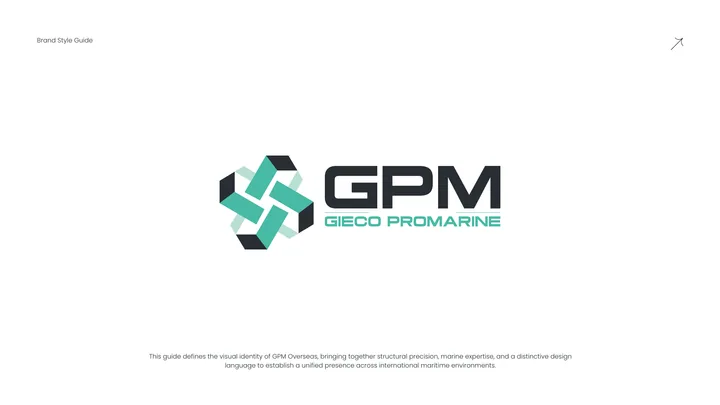 GPM Overseas brand style guide cover
