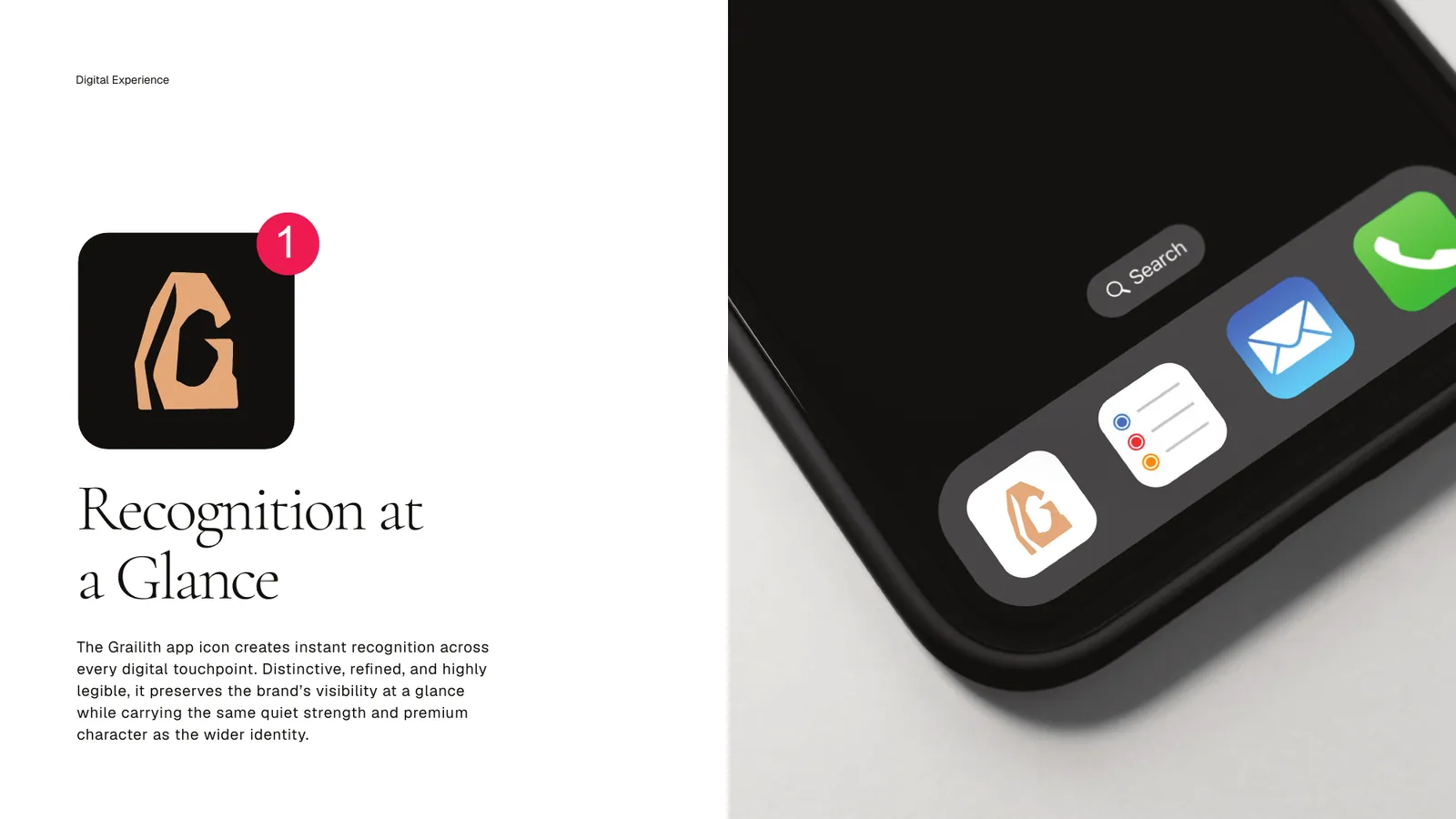 Grailith brand style guide, page 22