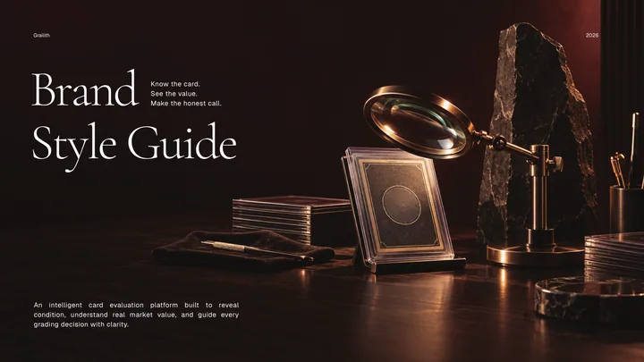 Grailith brand style guide cover