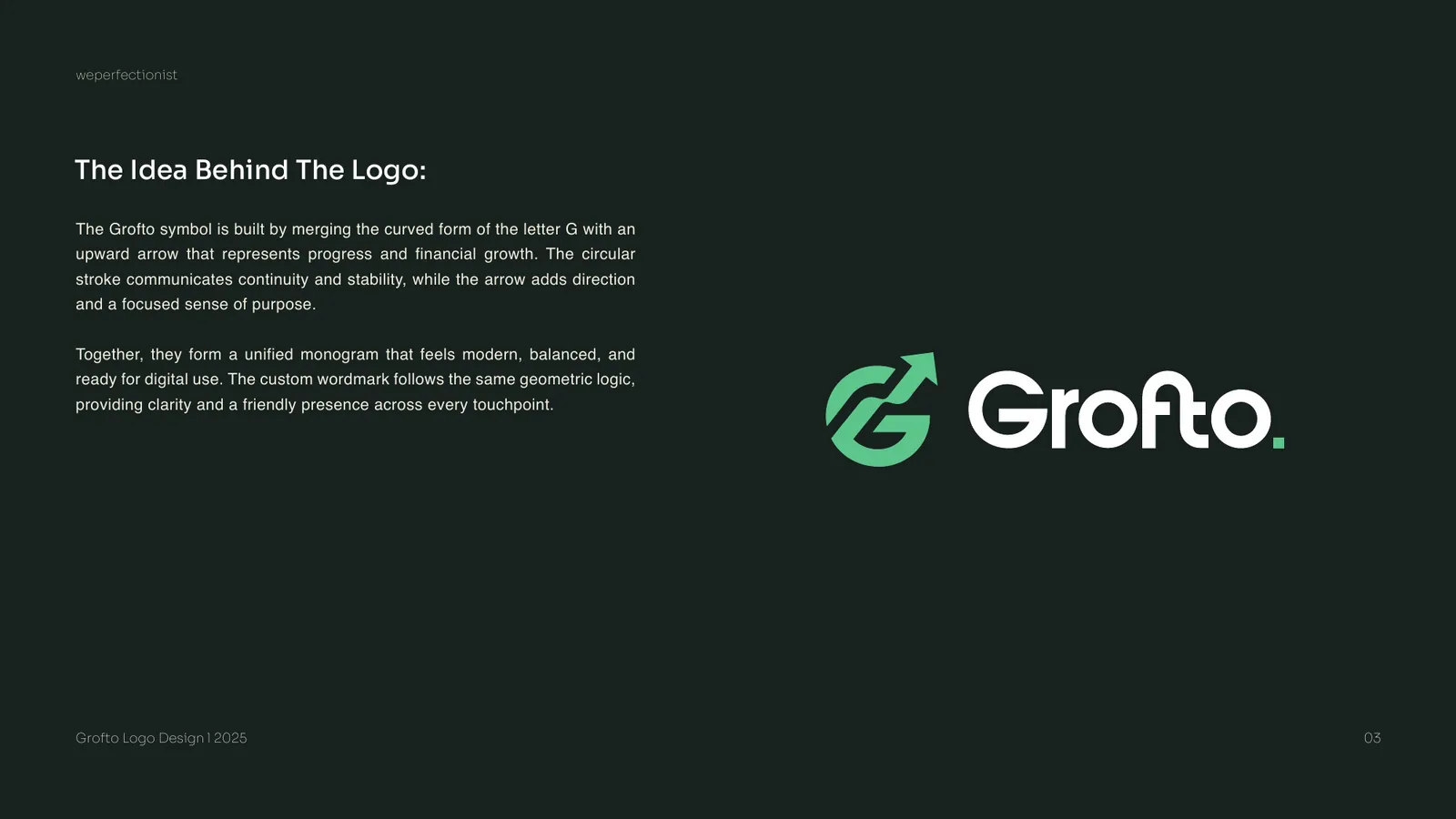 Grofto logo design, page 3