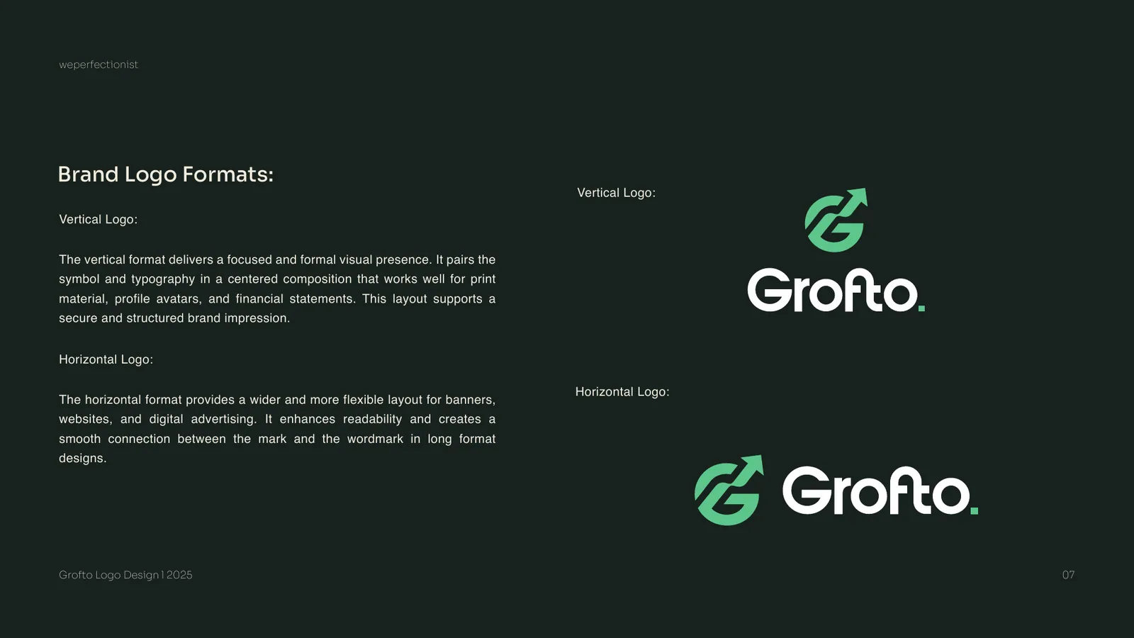 Grofto logo design, page 7