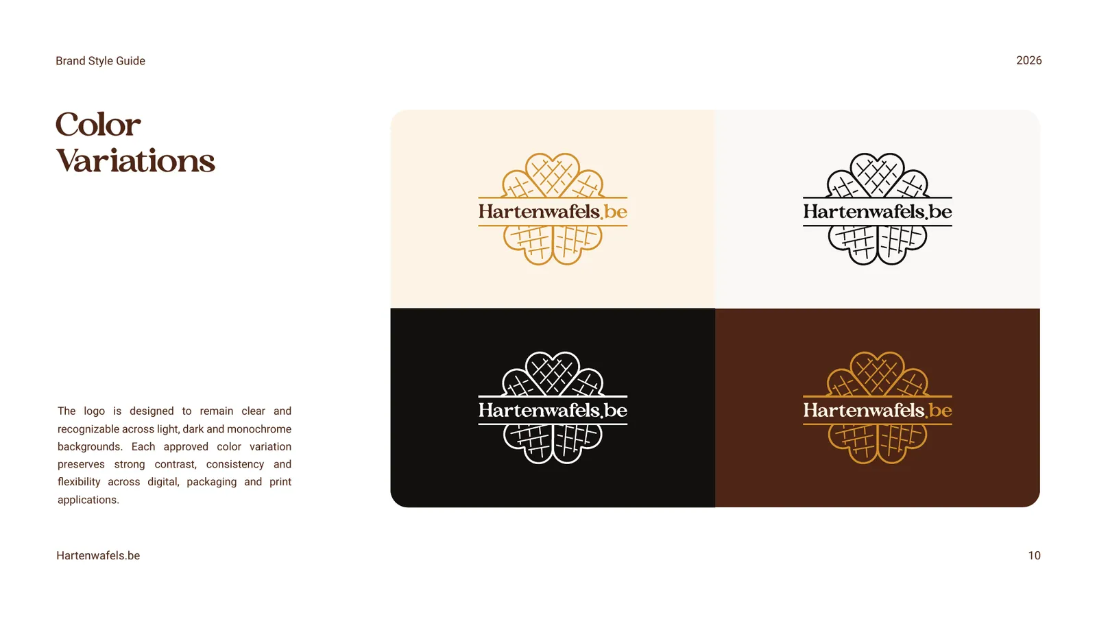 Hartenwafels brand style guide, page 10