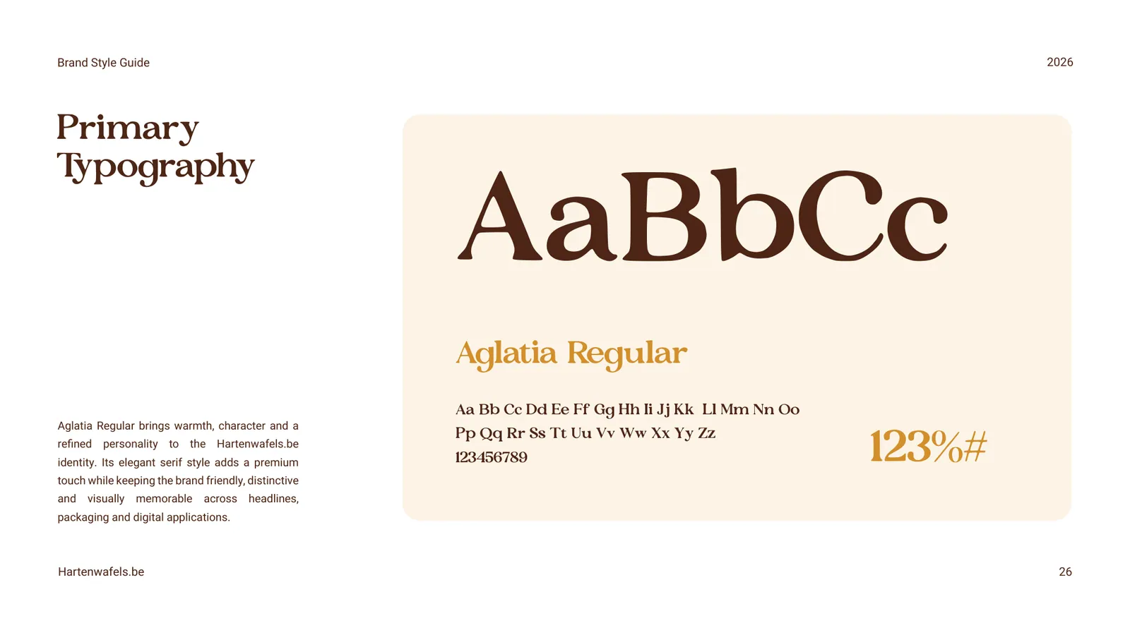 Hartenwafels brand style guide, page 26