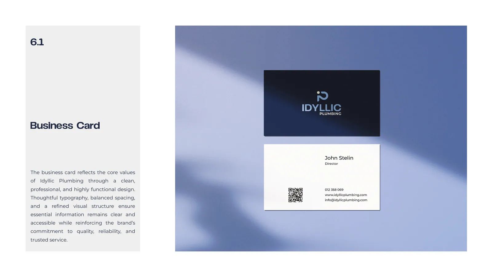 Idyllic Plumbing brand style guide, page 32