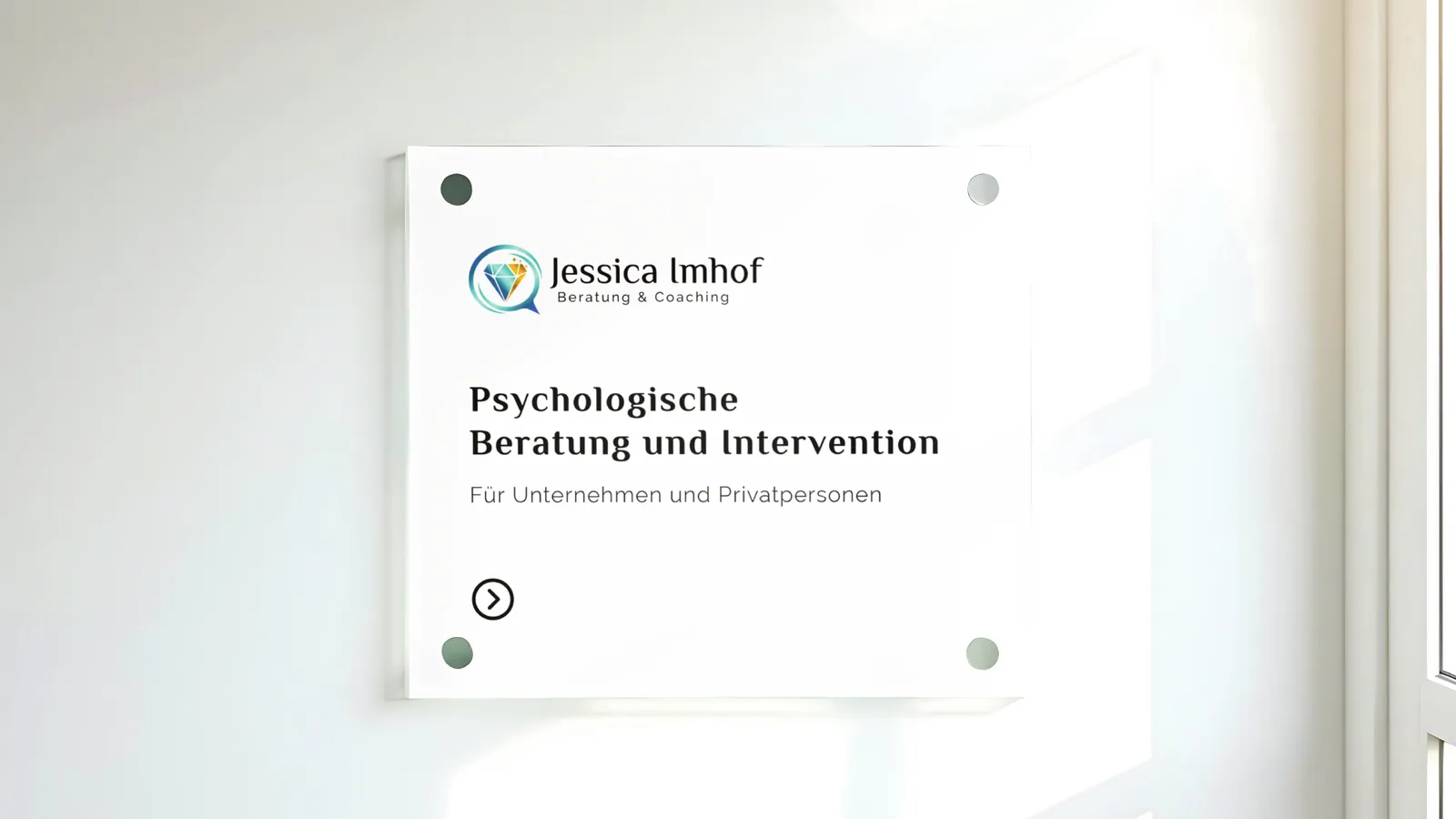 Imhof Counselling brand style guide, page 22