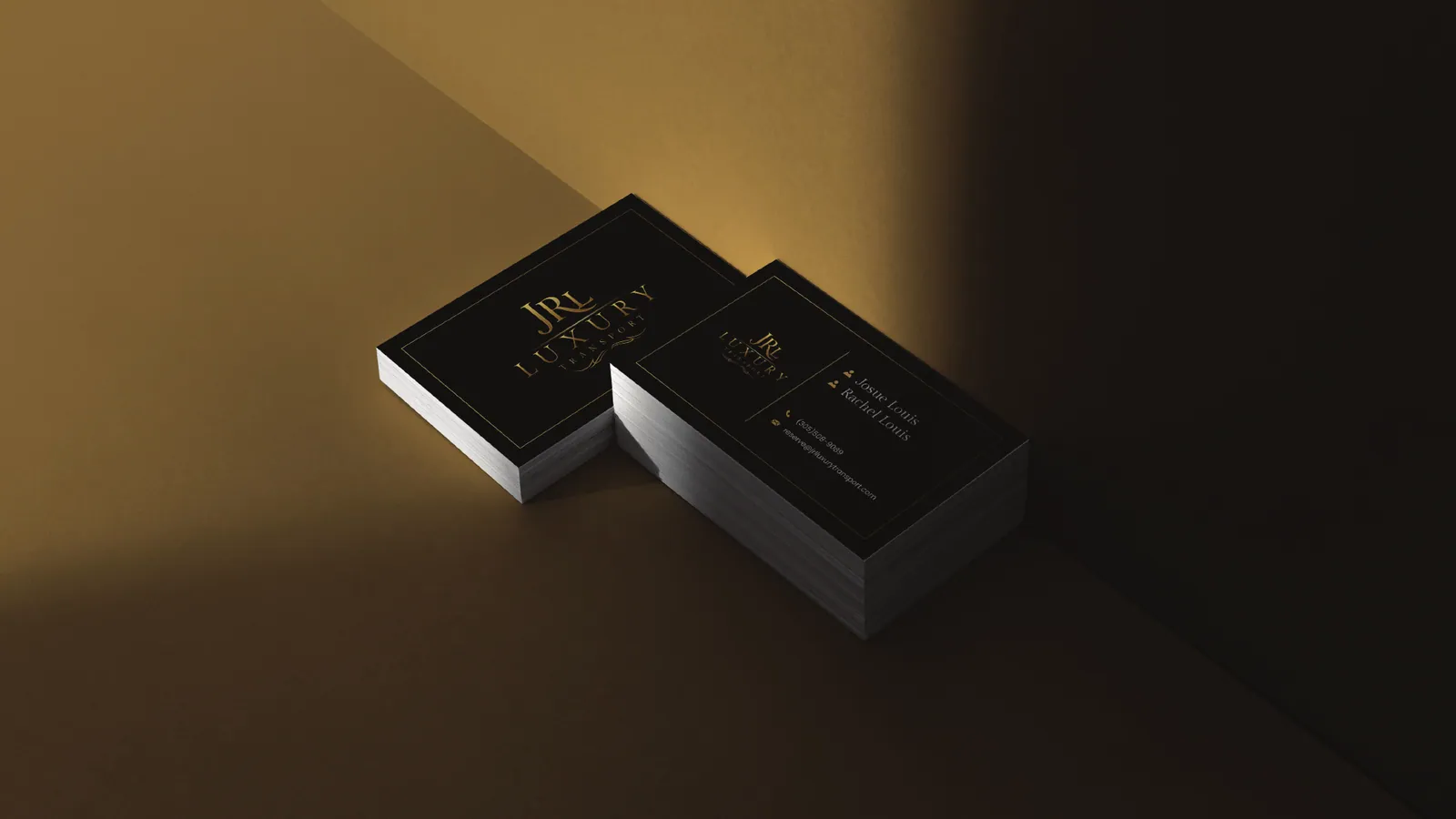 JRL Luxury Transport brand style guide, page 31